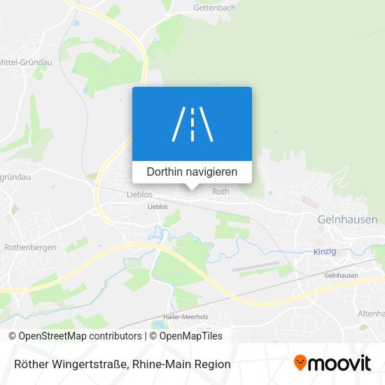 Röther Wingertstraße Karte