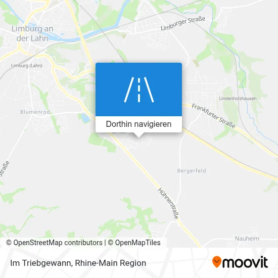 Im Triebgewann Karte