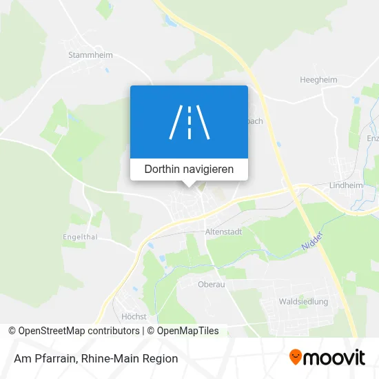 Am Pfarrain Karte