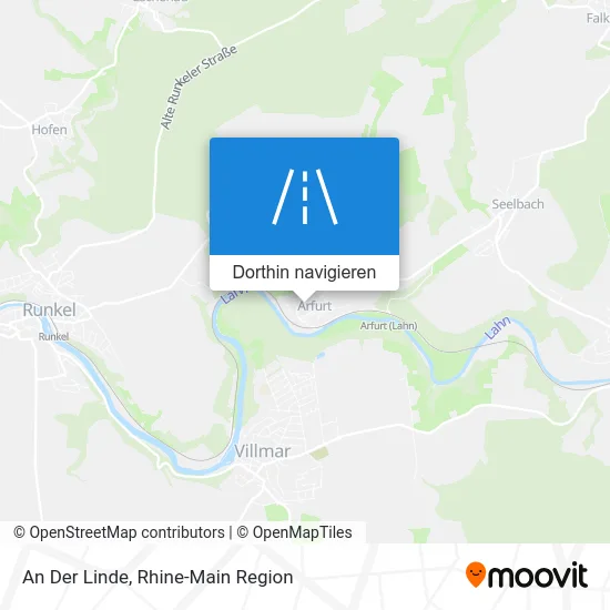 An Der Linde Karte