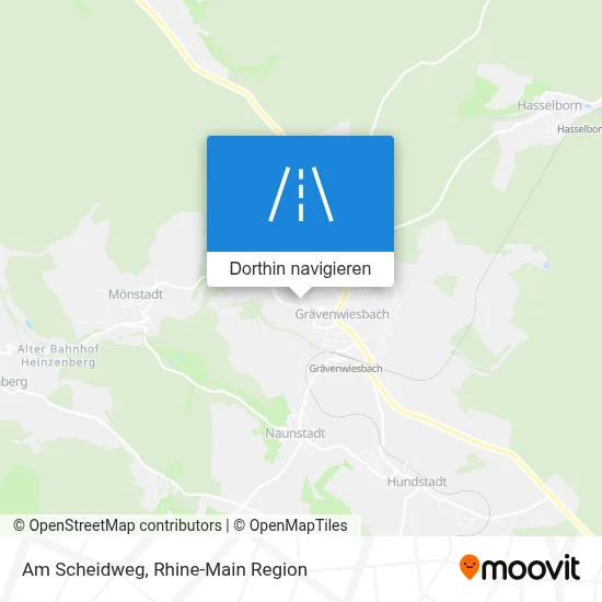 Am Scheidweg Karte
