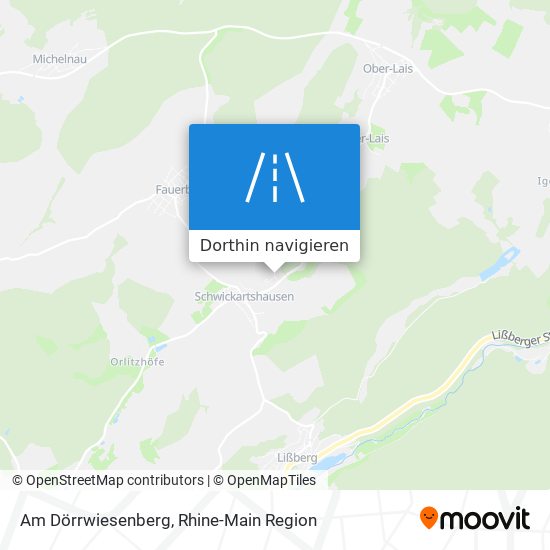 Am Dörrwiesenberg Karte