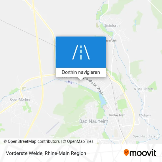 Vorderste Weide Karte