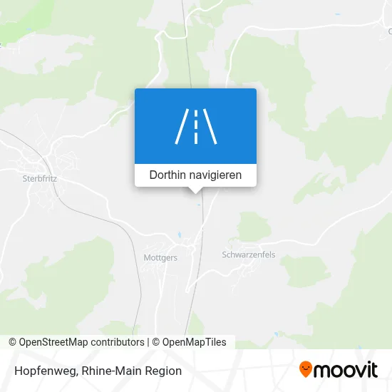 Hopfenweg Karte