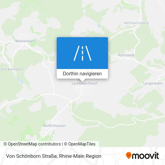 Von Schönborn Straße Karte
