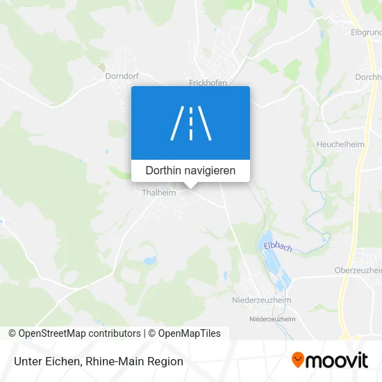 Unter Eichen Karte