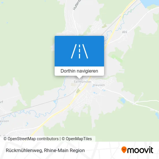Rückmühlenweg Karte