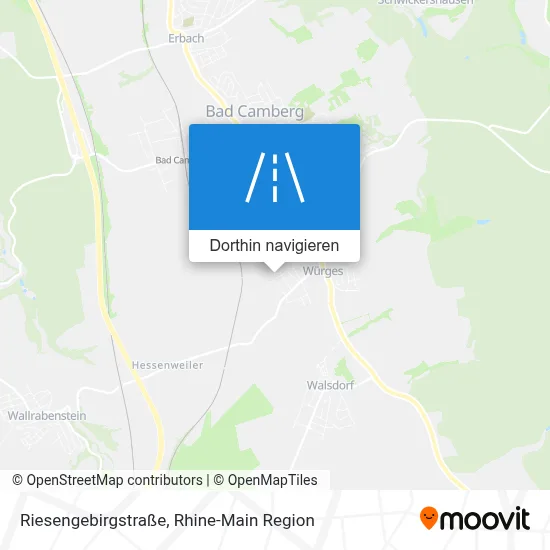 Riesengebirgstraße Karte