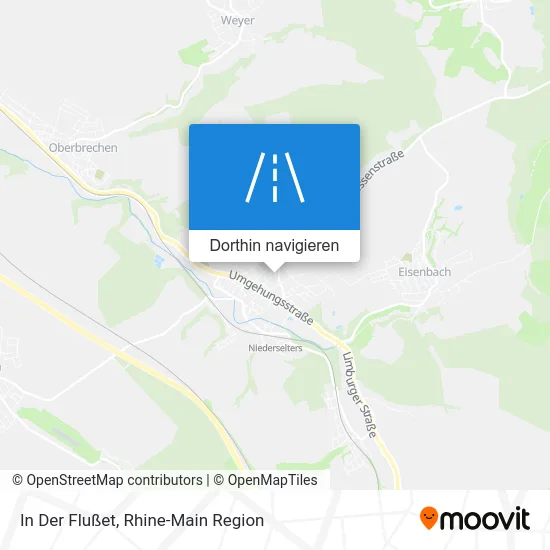 In Der Flußet Karte