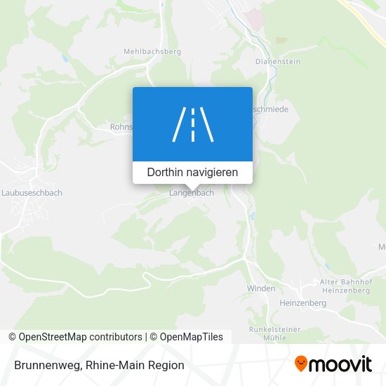 Brunnenweg Karte