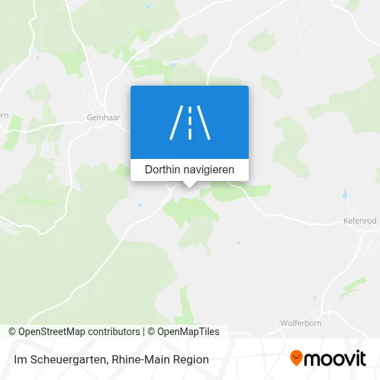 Im Scheuergarten Karte