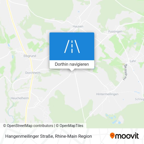 Hangenmeilinger Straße Karte