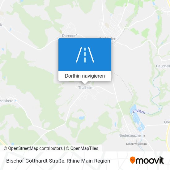 Bischof-Gotthardt-Straße Karte