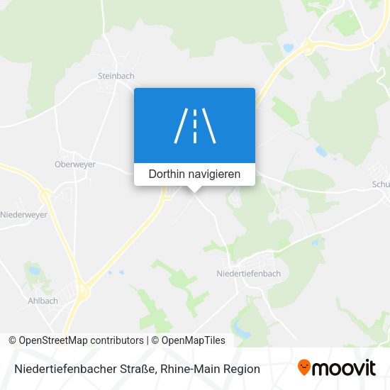 Niedertiefenbacher Straße Karte