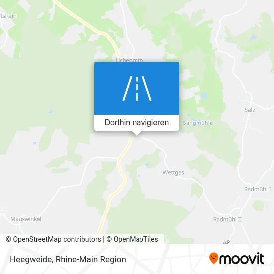 Heegweide Karte