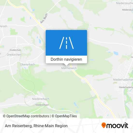 Am Reiserberg Karte