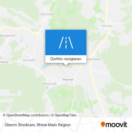Überm Stockrain Karte
