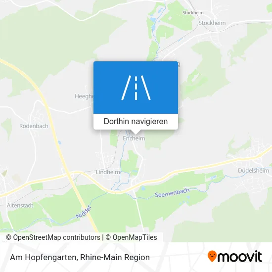 Am Hopfengarten Karte