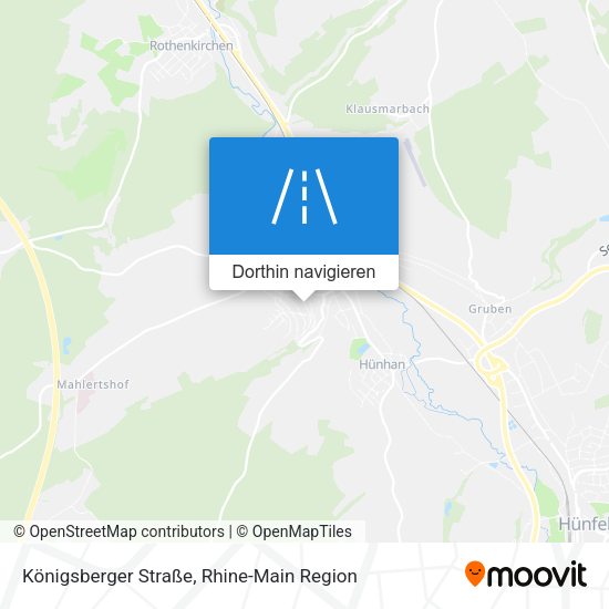 Königsberger Straße Karte