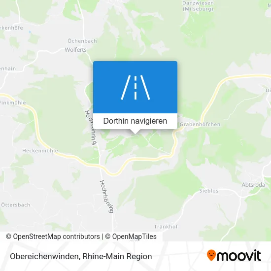 Obereichenwinden Karte
