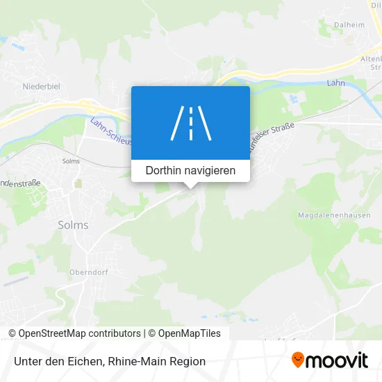 Unter den Eichen Karte