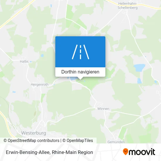 Erwin-Bensing-Allee Karte