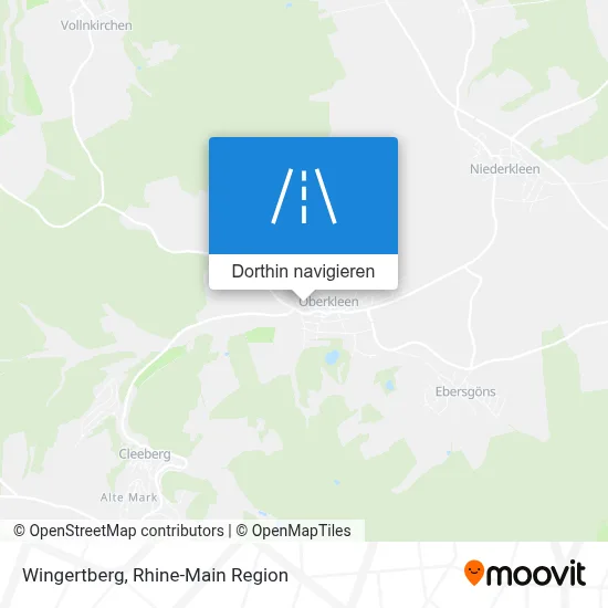 Wingertberg Karte