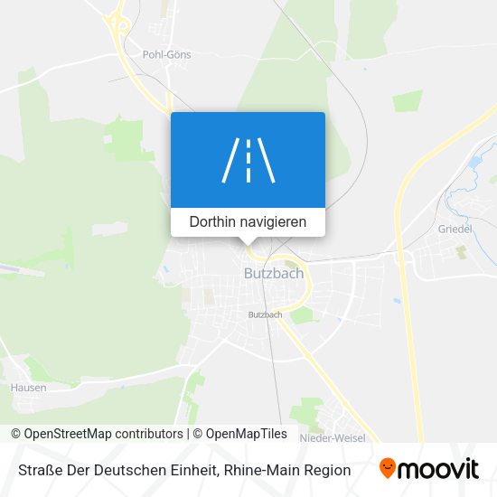Straße Der Deutschen Einheit Karte