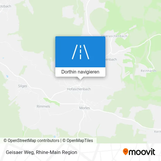 Geisaer Weg Karte