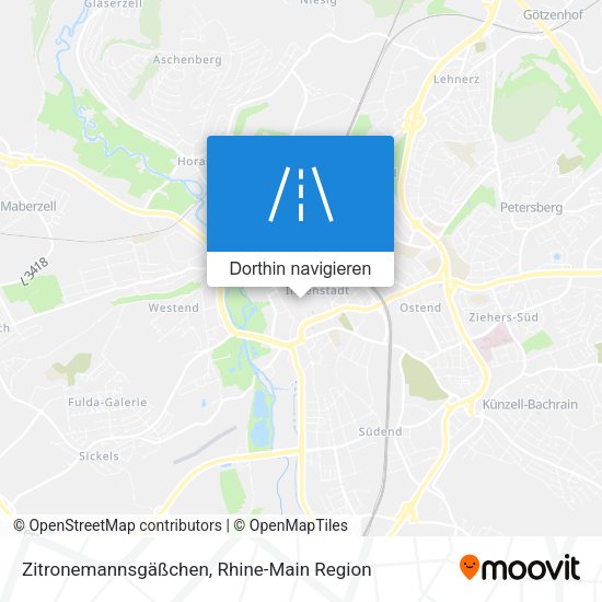 Zitronemannsgäßchen Karte
