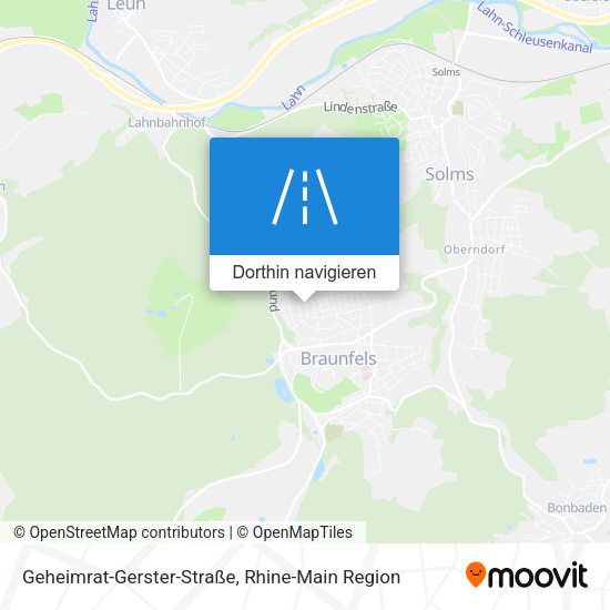 Geheimrat-Gerster-Straße Karte