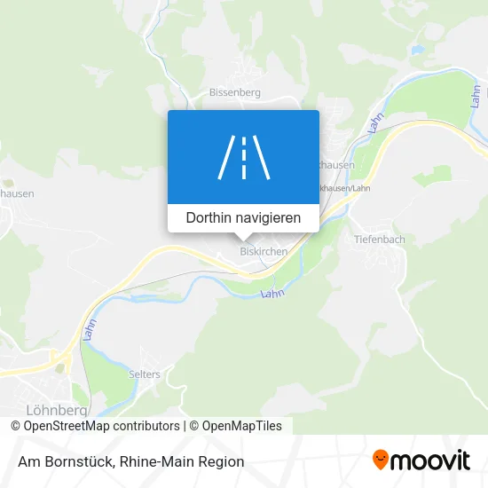 Am Bornstück Karte