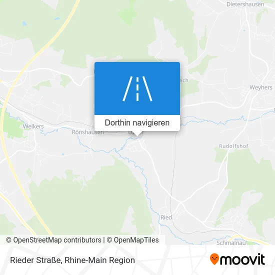 Rieder Straße Karte