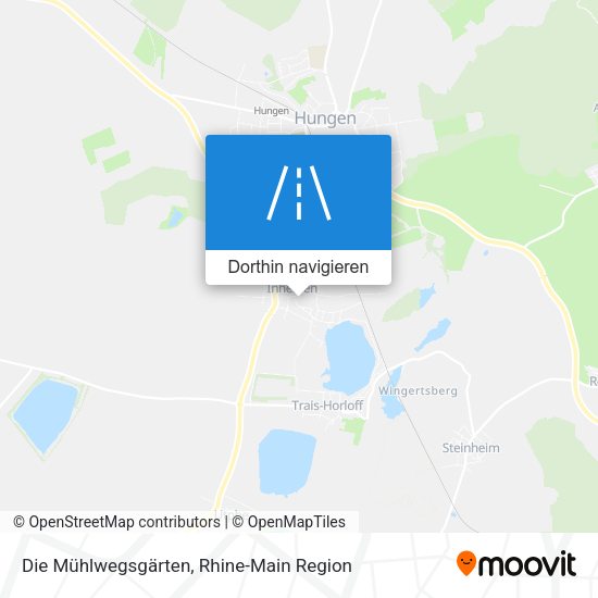 Die Mühlwegsgärten Karte