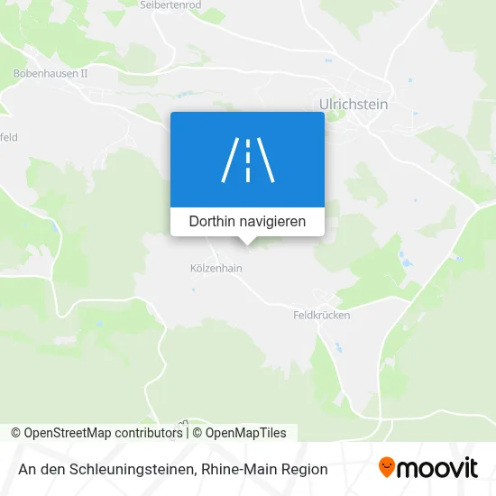 An den Schleuningsteinen Karte