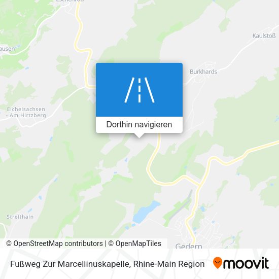 Fußweg Zur Marcellinuskapelle Karte