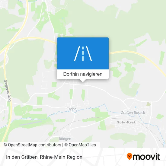 In den Gräben Karte