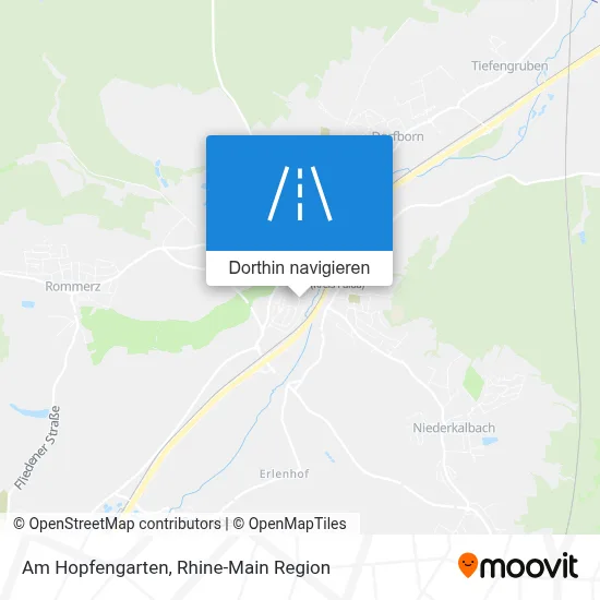 Am Hopfengarten Karte