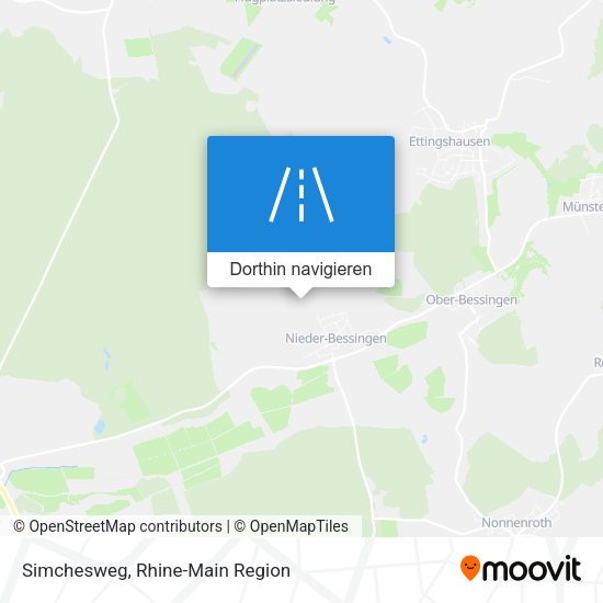 Simchesweg Karte