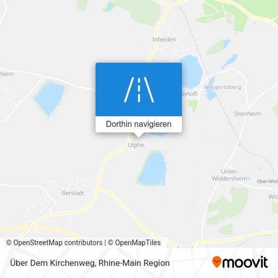 Über Dem Kirchenweg Karte