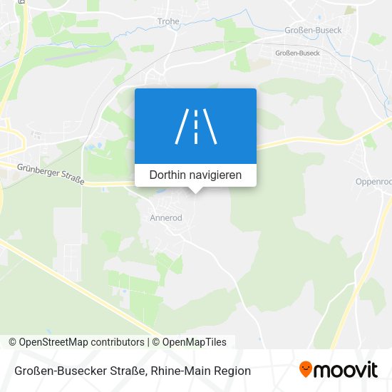 Großen-Busecker Straße Karte