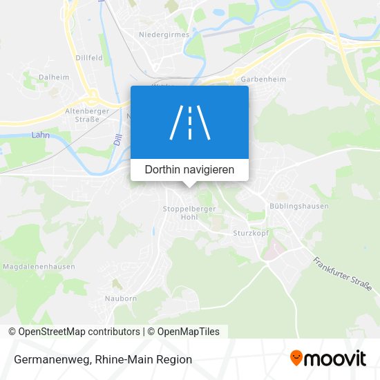 Germanenweg Karte