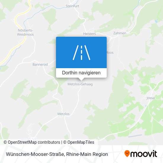 Wünschen-Mooser-Straße Karte