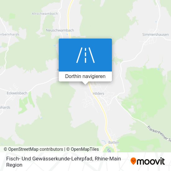 Fisch- Und Gewässerkunde-Lehrpfad Karte