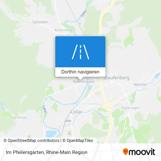 Im Pfeilersgarten Karte