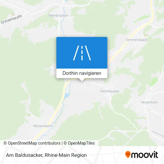 Am Baldusacker Karte