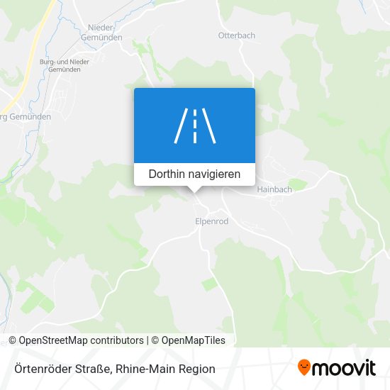 Örtenröder Straße Karte
