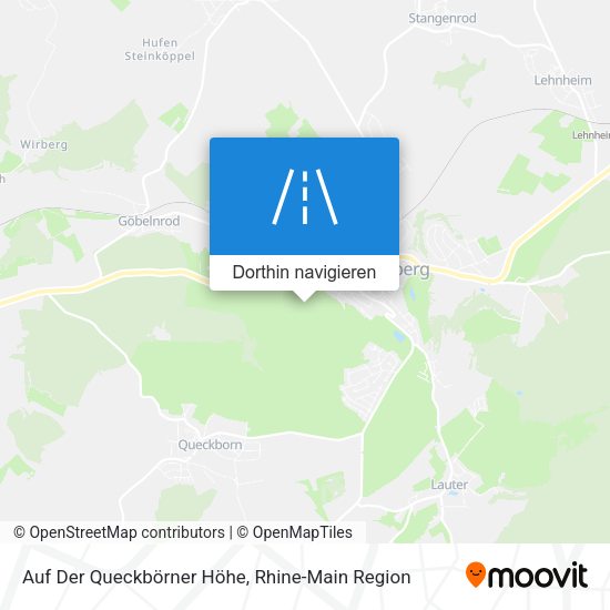 Auf Der Queckbörner Höhe Karte