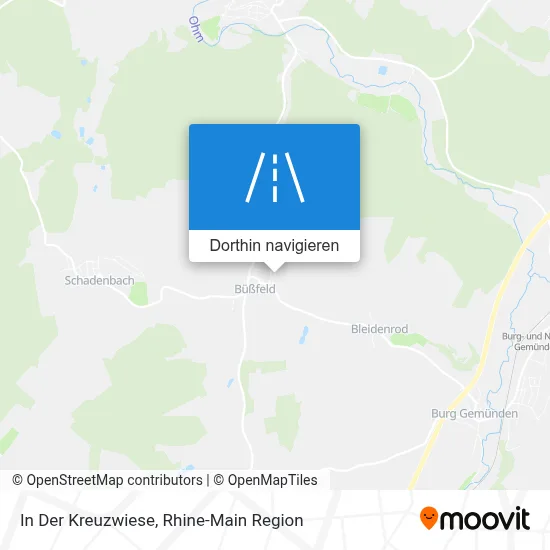 In Der Kreuzwiese Karte