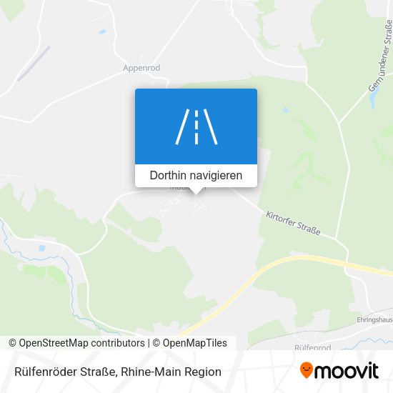 Rülfenröder Straße Karte